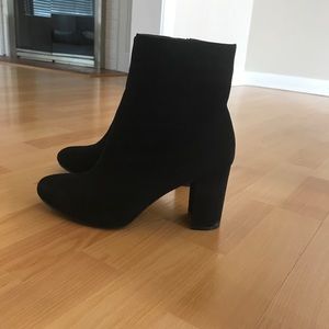 High heel booties